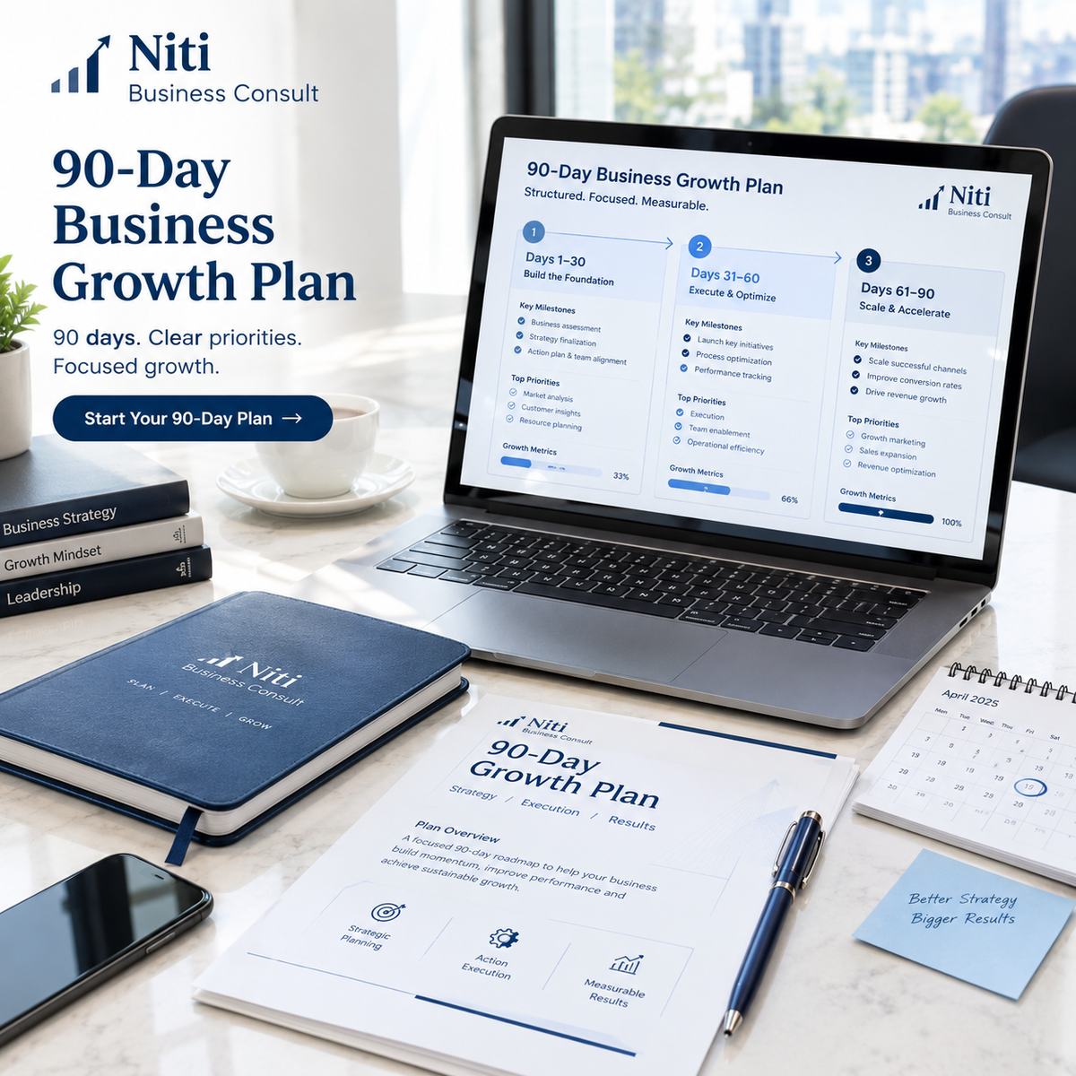 90-Day Business Growth Plan | Niti Business Consult